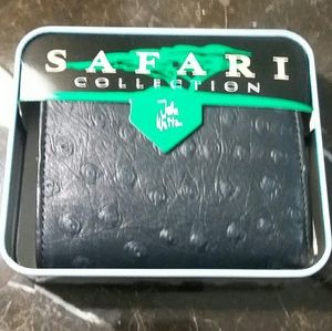 John Weitz Safari Collection Ostrich Wallet